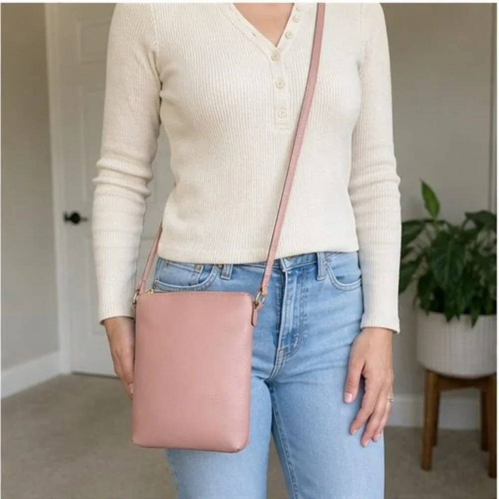 Burgundy Vegan Leather Bag
